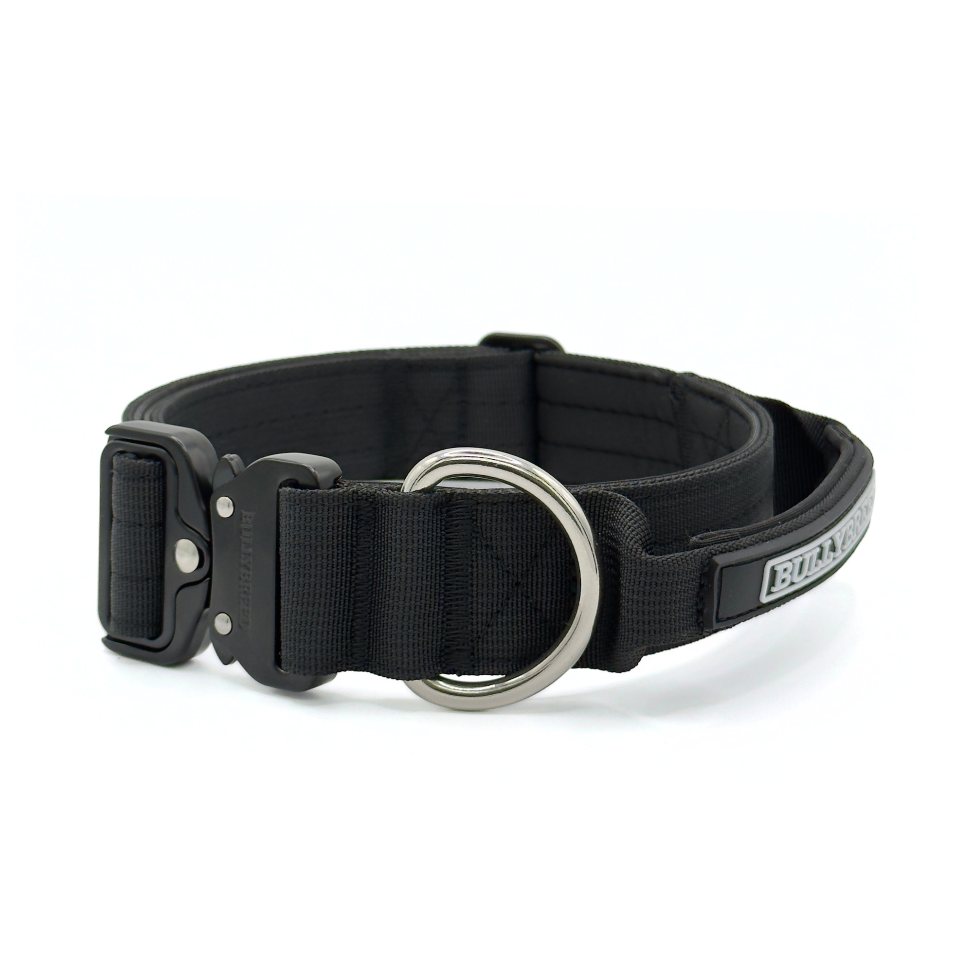 Medium Dog Collar with Handle Width 1.5" | Adjustable Length 16.9-22.8 in