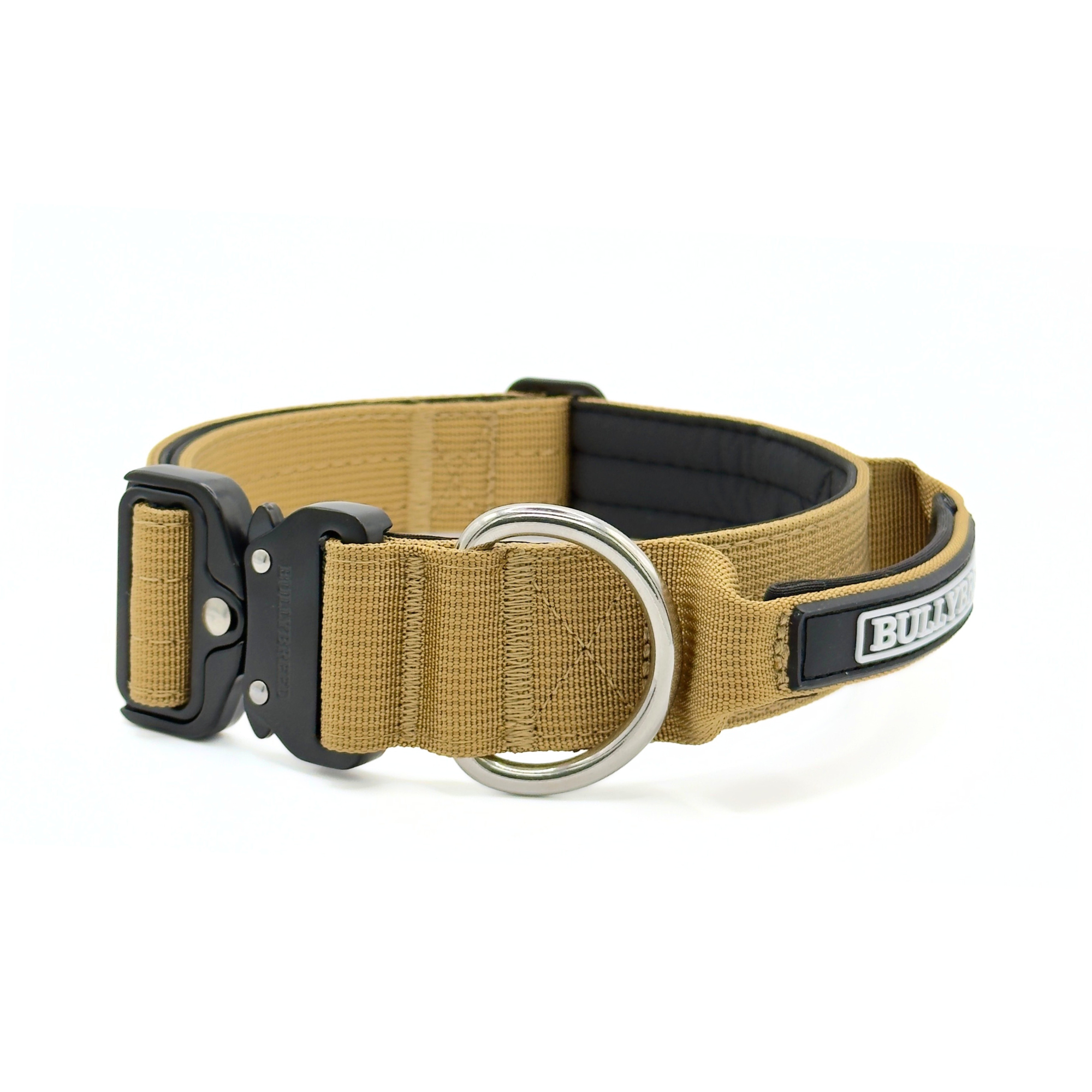 Medium Dog Collar with Handle Width 1.5" | Adjustable Length 16.9-22.8 in