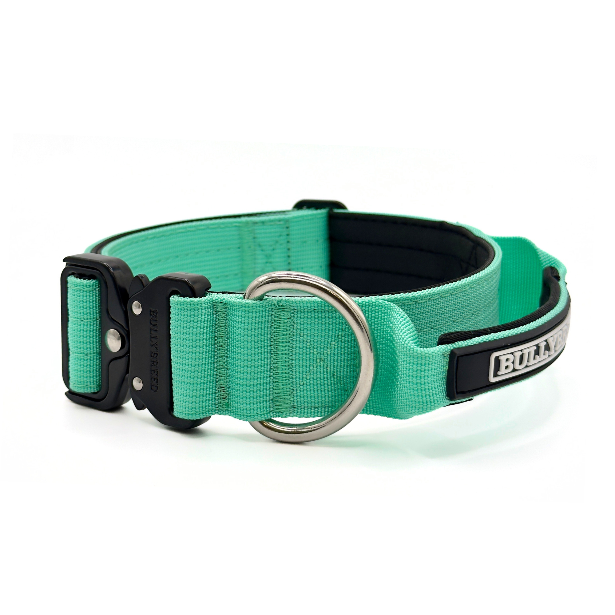 Medium Dog Collar with Handle Width 1.5" | Adjustable Length 16.9-22.8 in