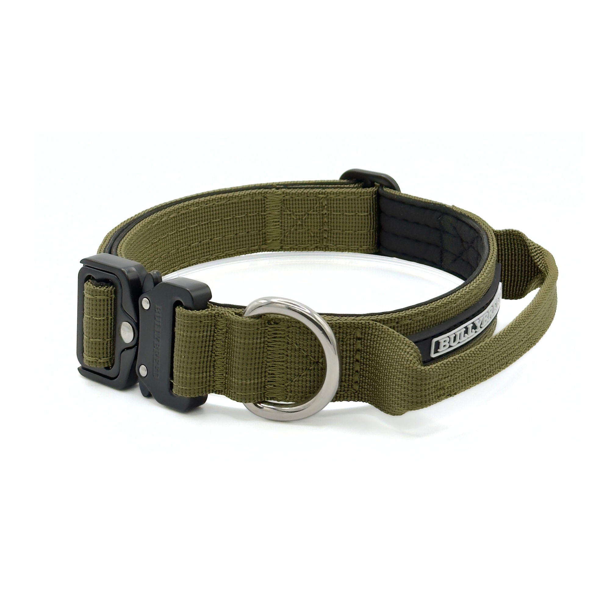 Small Dog Collar with Handle Width 1" | Adjustable Length 13.3-18.1 in