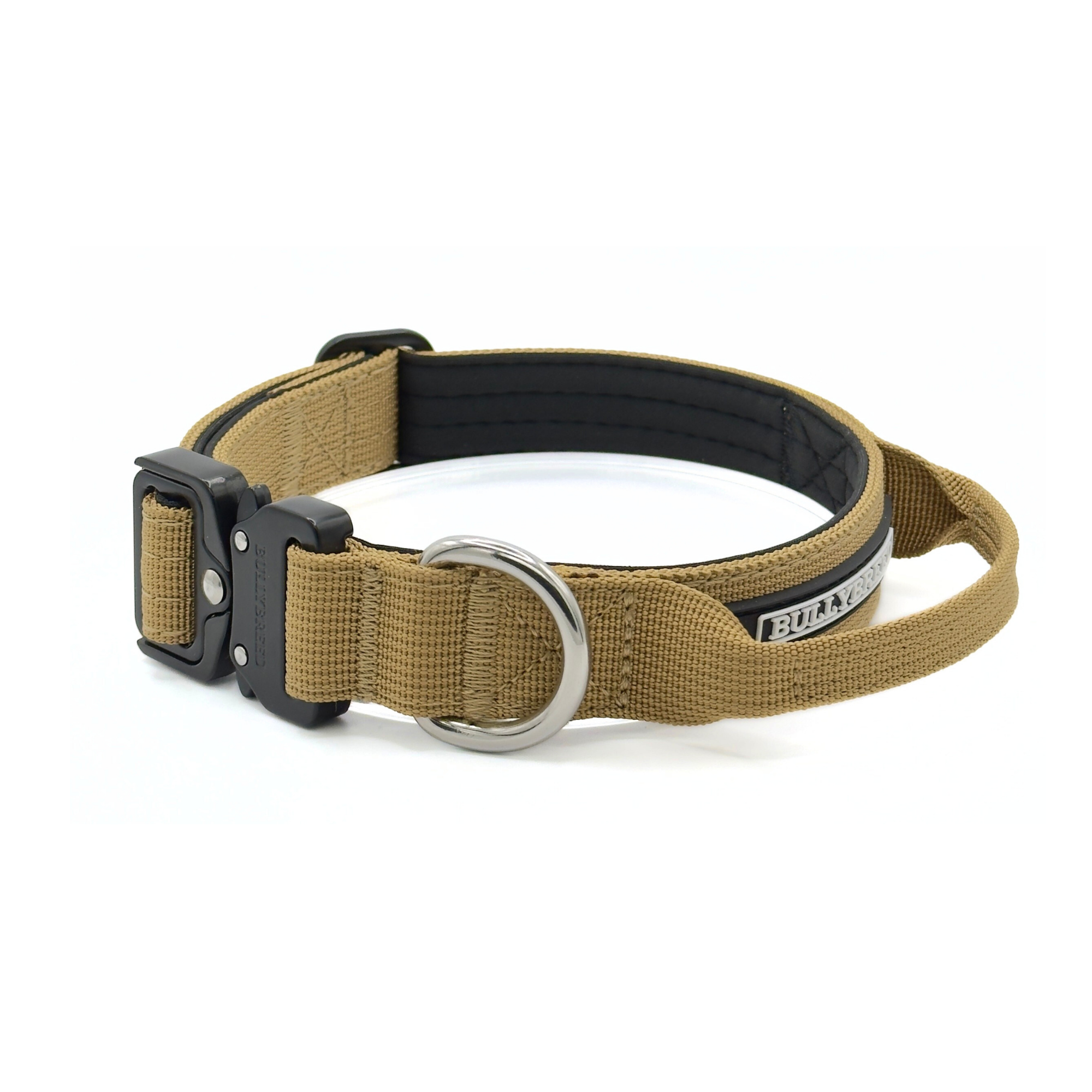 Small Dog Collar with Handle Width 1" | Adjustable Length 13.3-18.1 in