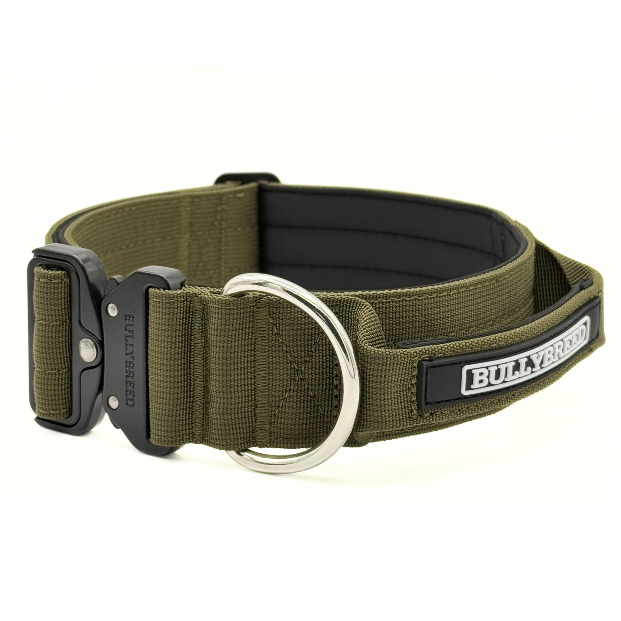 Heavy Duty Dog Collar with Handle | Large 2" (5 cm)