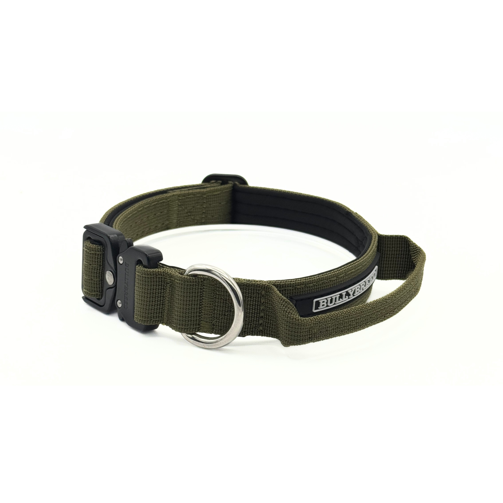 Heavy Duty Dog Collar with Handle | Small 1" (2.5 cm)