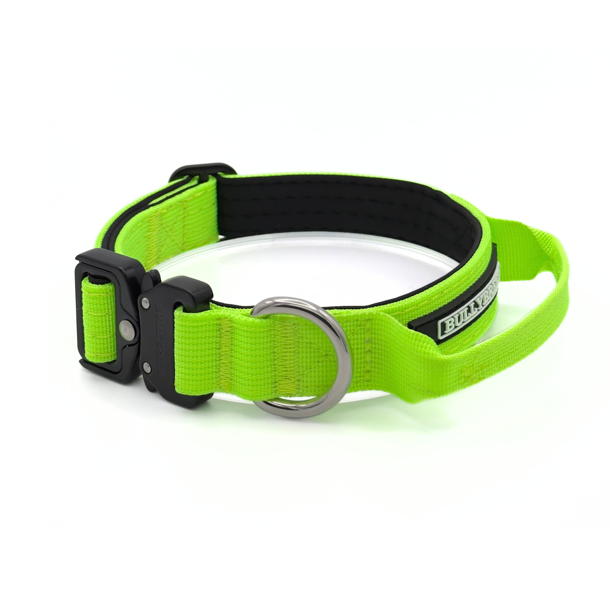 Small dog collar neon green 